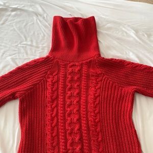 Gap Maternity Cable Ribbed Turtleneck